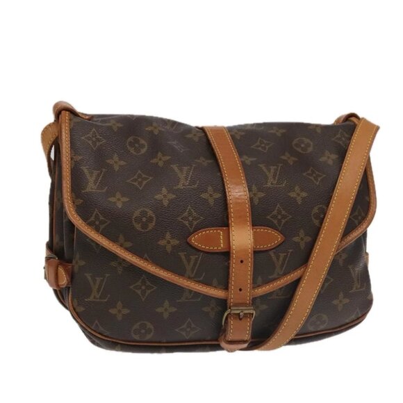 LOUIS VUITTON Monogram Saumur 30 Shoulder Bag - Picture 1 of 15